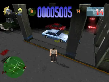 Die Hard Trilogy (JP) screen shot game playing